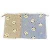 Set of 2 Panda-patterned School Lunch Drawstring Bags for School, Daycare, and Kindergarten. Perfect for Elementary School Students.