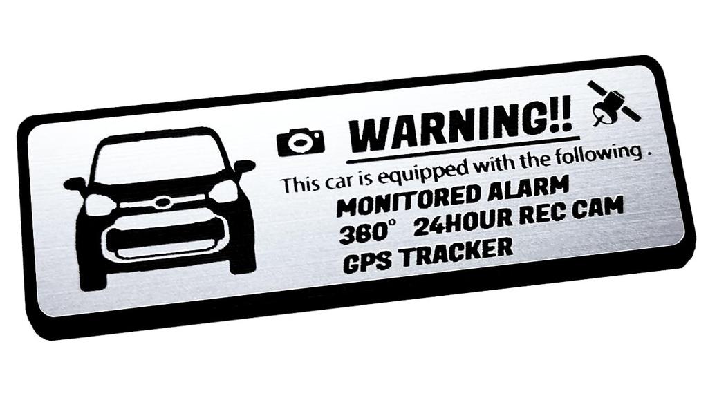 Honami Works New MXP10 Series Sienta Sienta Security Emblem 24 Hour Monitoring Dash Cam GPS Tracker Sticker