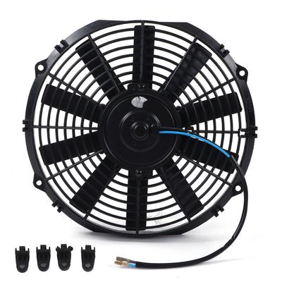 12in Electric Radiator Cooling Slim Fan Push Pull 2100RPM 10 Blades Universal for Car 12V 80W