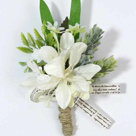 Decorative Corsage Elegant Lightweight Add Romantic Ambience Artificial Flower Wedding Supplies