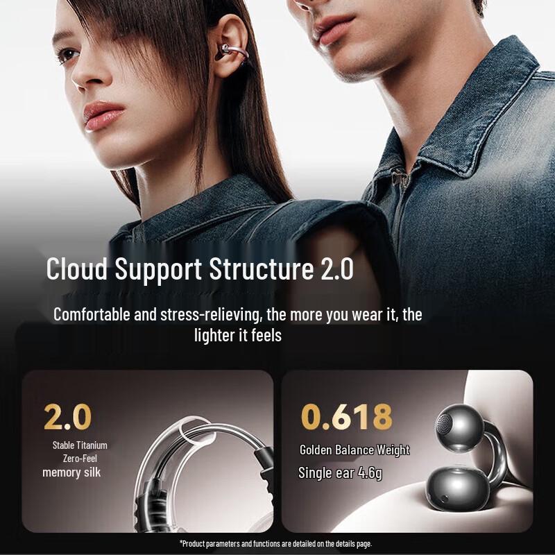 Saina S7S Ultra Ear-Clip Open-Ear Bluetooth Headset