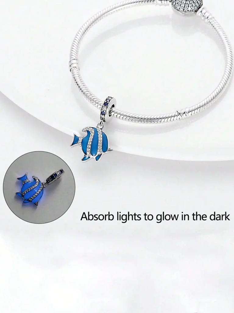 Charms Plata Copper Colors Blue Ocean Crab Sea Turtle Beads Charm Pendant For Original Bracelet For Women Diy Jewelry Love Gift
