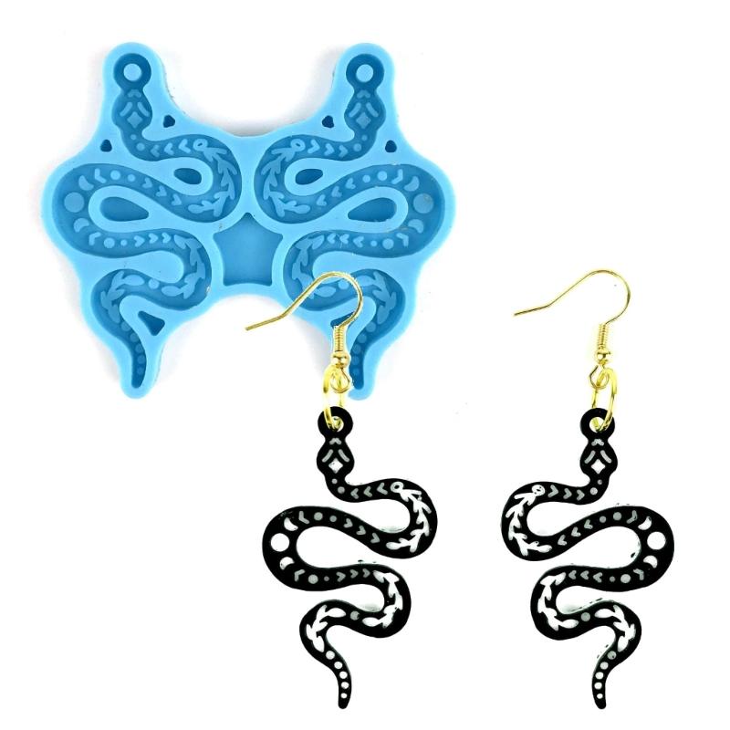 Silikon Ohrringformen Anhänger Epoxidharzform Epoxidharzformen DIY Schmuckherstellung Formen für Schmuckdekorationen