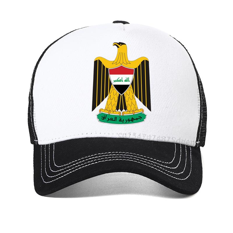 Coat of arms of Iraq Baseball Cap Fashion Men eagle Bundesadler caps summer Adjustable Mesh Trucker hat Patriot Hats