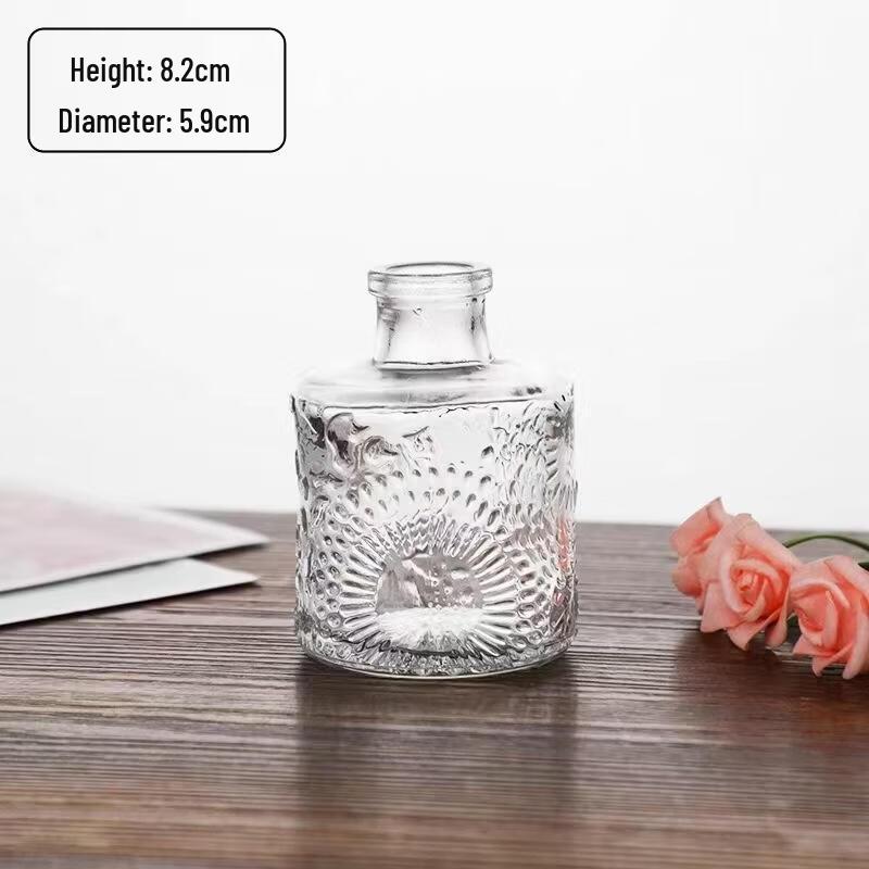 Simple Striped Glass Vase