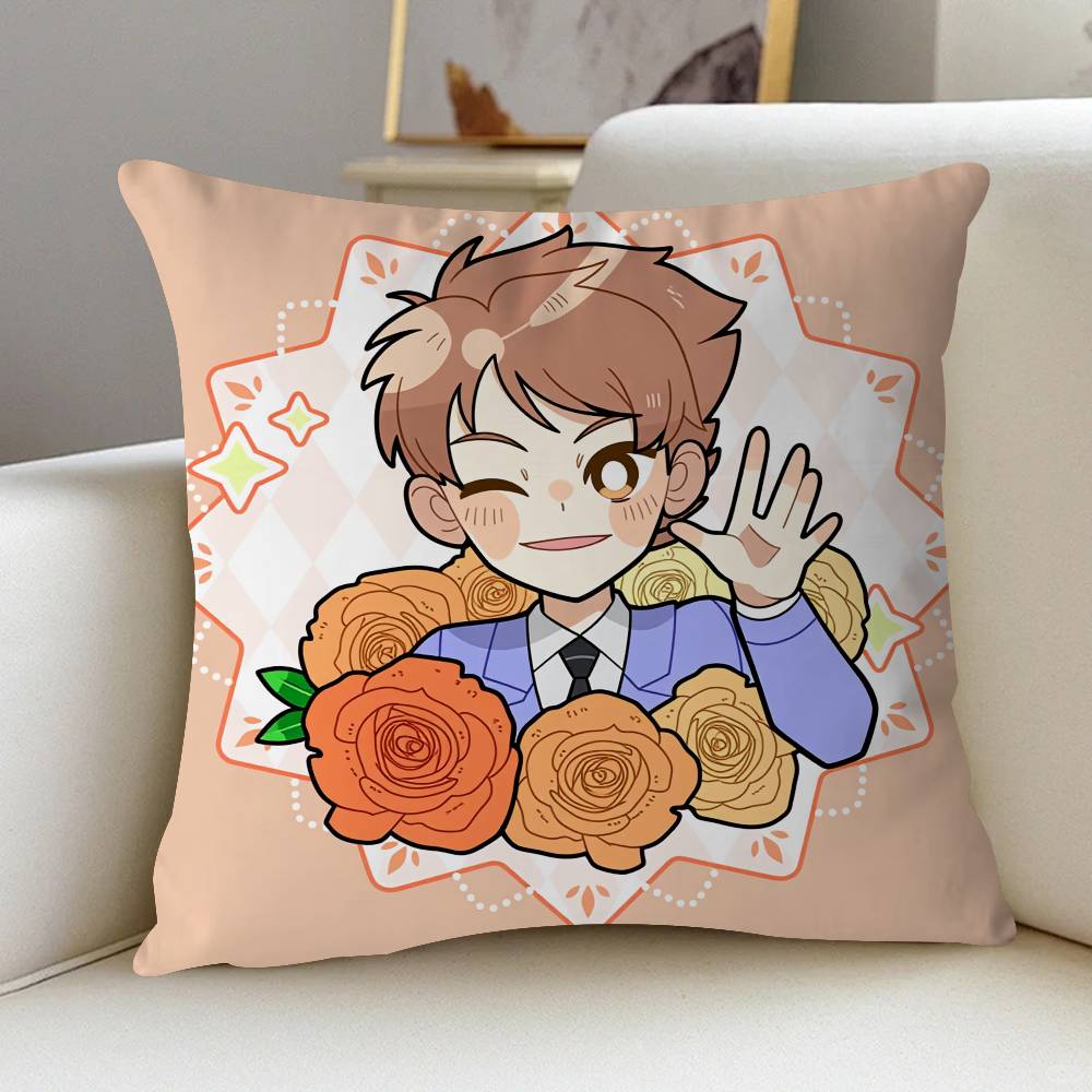 CUTE Anime Ouran High School Host Club Kawaii Pillowcase Toon Gift Cushion Cover Bedroom Home Sofa Chair Seat Decor Pillow Case