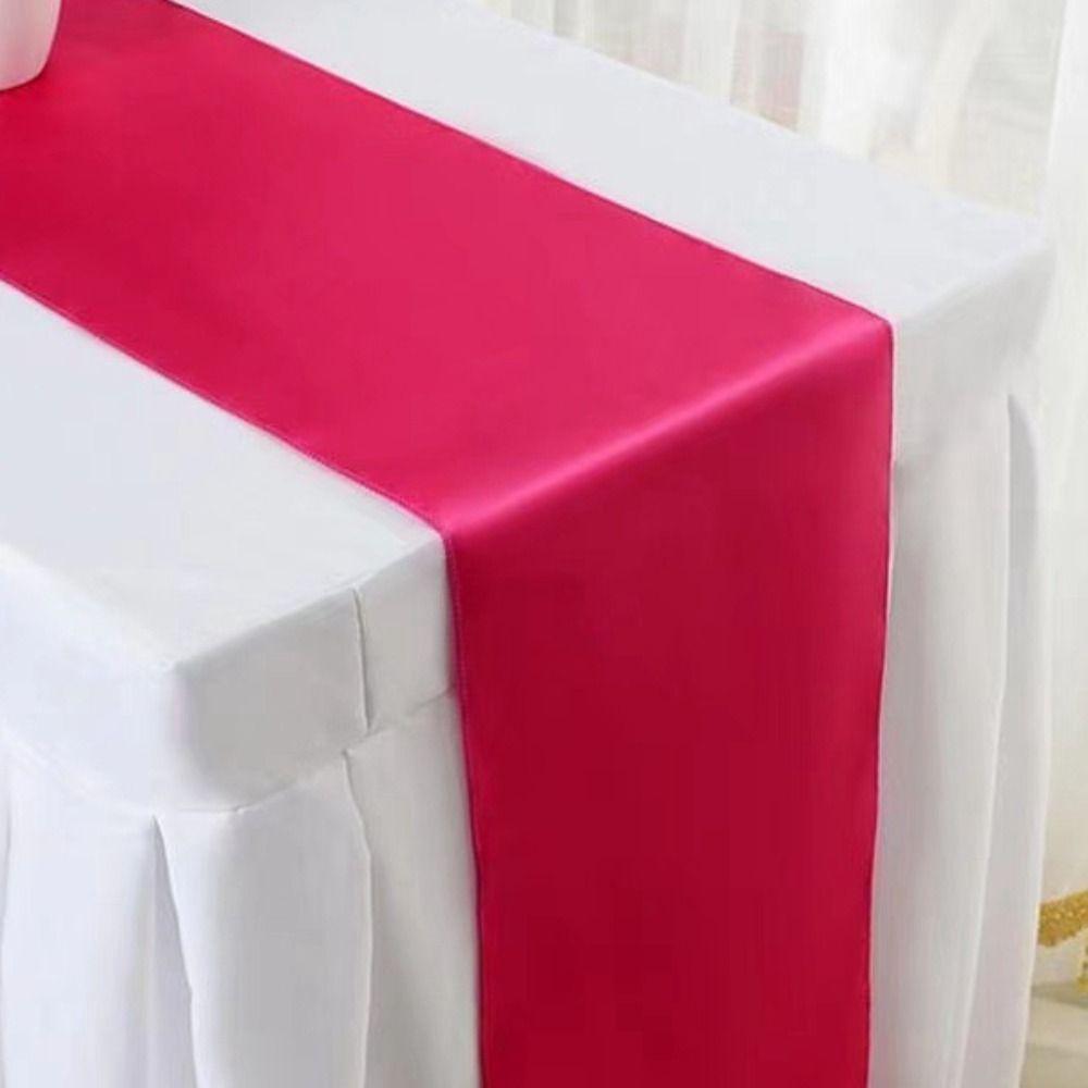3PCS Elegant Satin Table Runner Classical Coffee Table Runner Decorative Tablecloth  Graduations