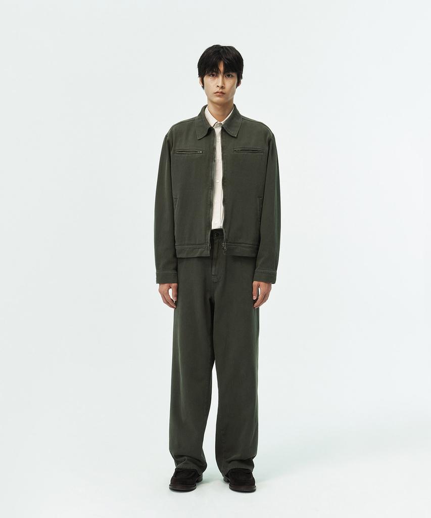 Blankroom Garments Dyed Jacket_Olive