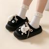 2025 New Autumn and Winter New Products Cute Plush Cartoon Comfortable Home Anti-collision Cotton Shoes