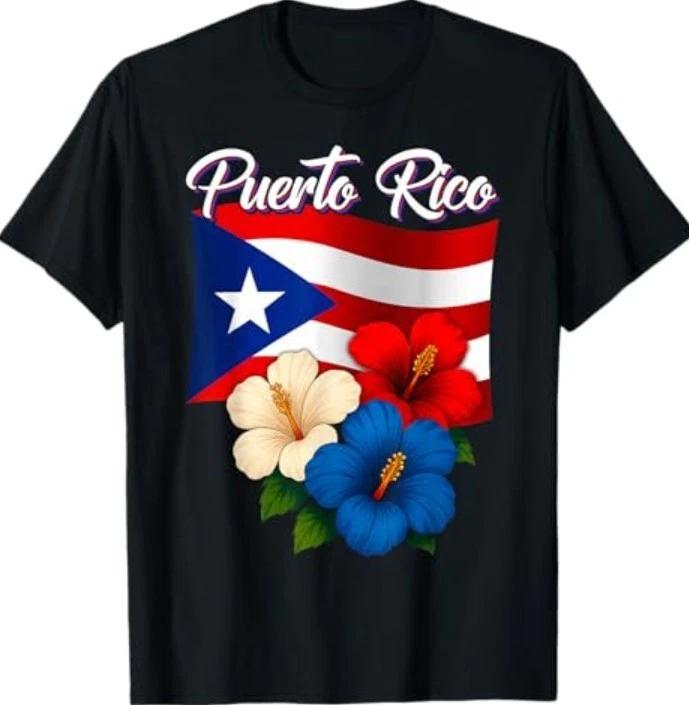 Puerto Rico Flag Hispanic Heritage Month Boricua Rican Retro T-Shirt 3XL