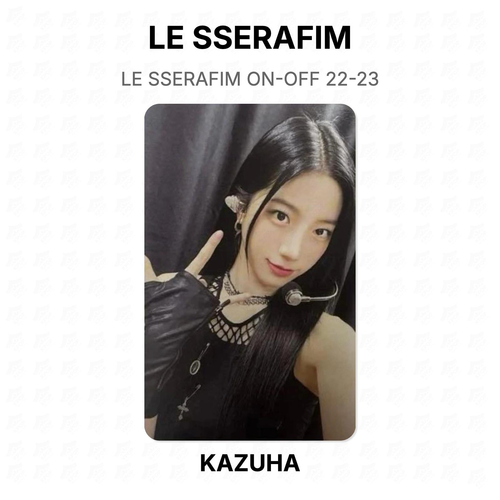LE SSERAFIM ON-OFF 22-23 Official Photocard KAZUHA