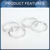 INFINAUTO Hub Centric Rings Wheel Hub Rings for Vehicles with 62.5mm Inner Diameter To 72.6mm Outer Diameter Aluminum Alloy 4 Pieces