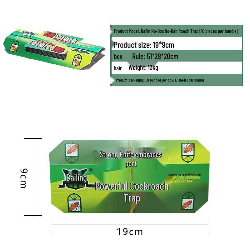 Effektive Schabenfalle für Innenräume - Kontinuierlicher Klebefänger für den Hausgebrauch