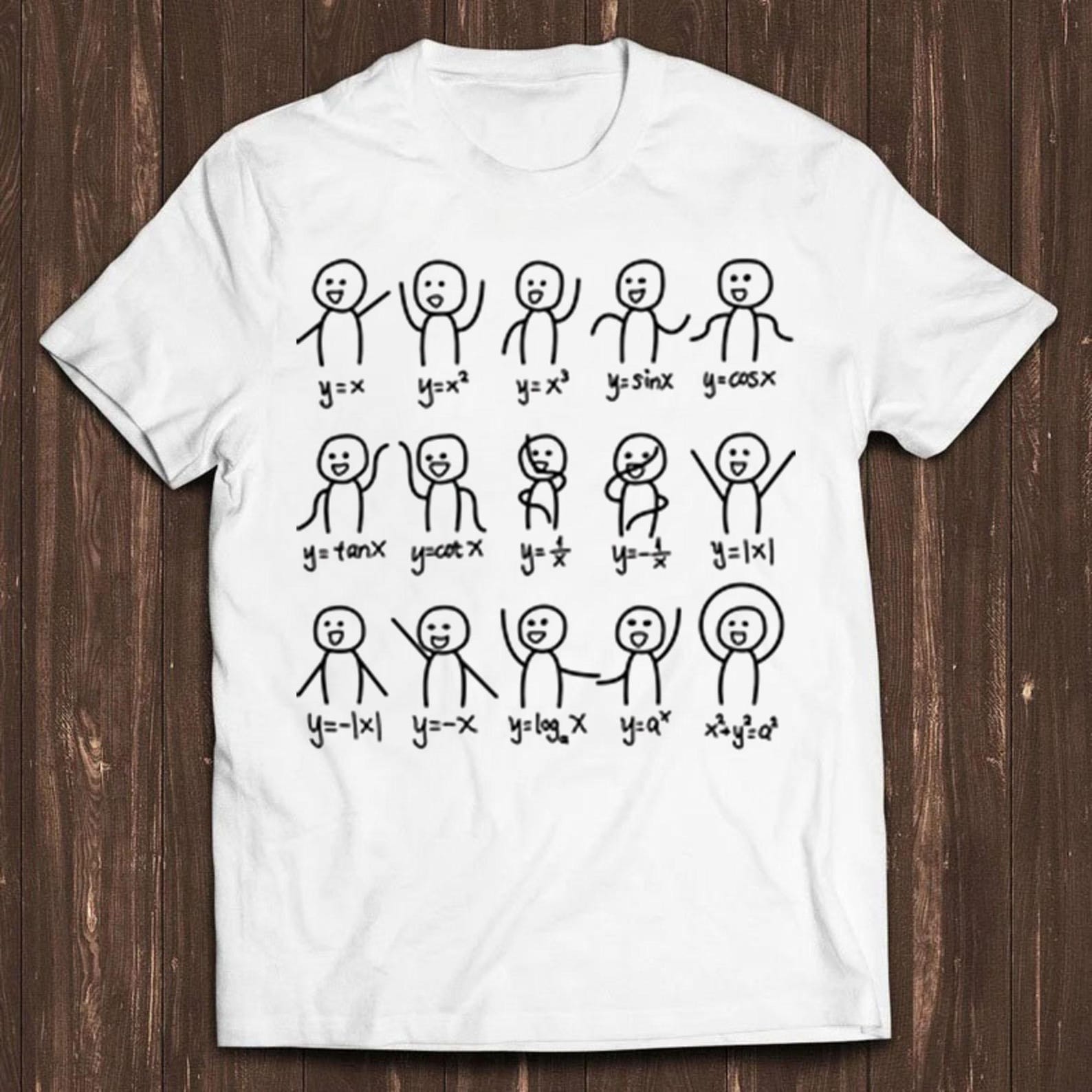 Funny Algebra Dance Graph Figures Math Equation Joke Meme Gift Funny Tee Style Unisex Gamer Cult Movie Music T Shirt C976 S