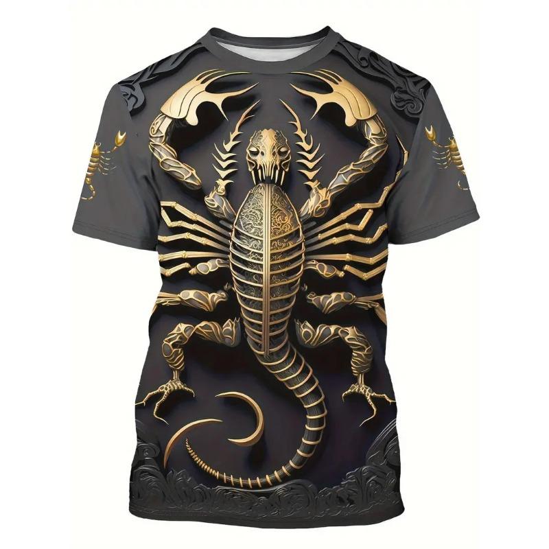 

Animal Scorpion Pattern T shirts For Men/Women 3D Printing Street Trend 6XL