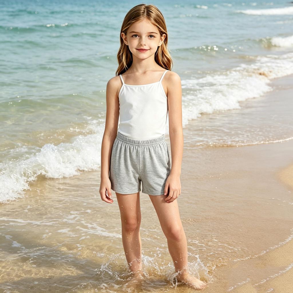 Kids Color Elastic High Waist Flared Stretch Pants for Running Dance Yoga Fitness