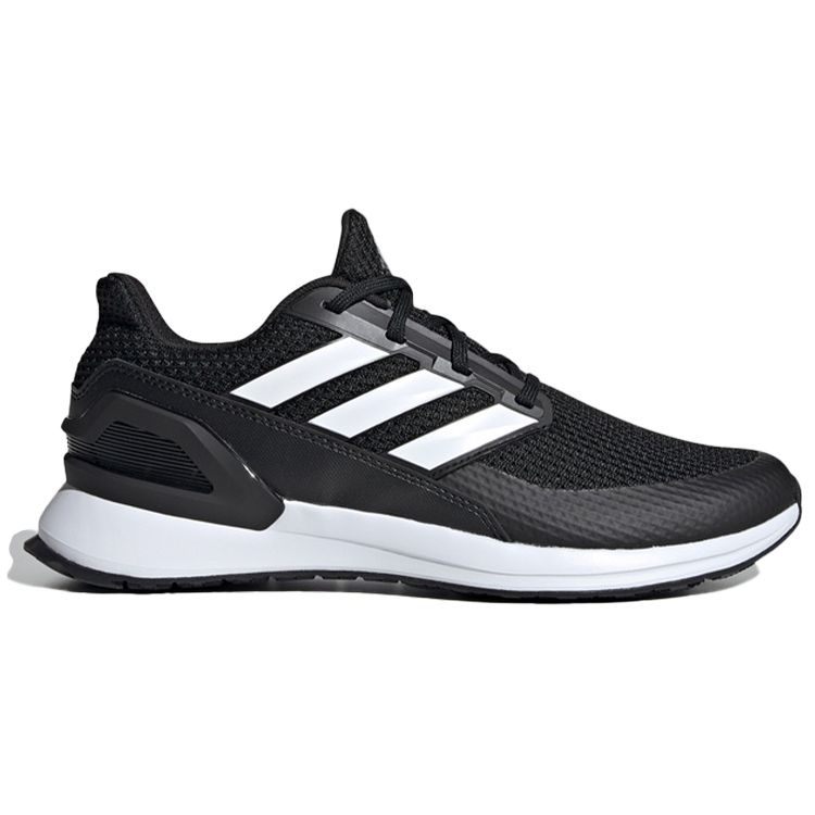 Adidas Rapidarun Run Casual Cushioning Low-Top Running Shoes Unisex Sneakers Black White FY5306