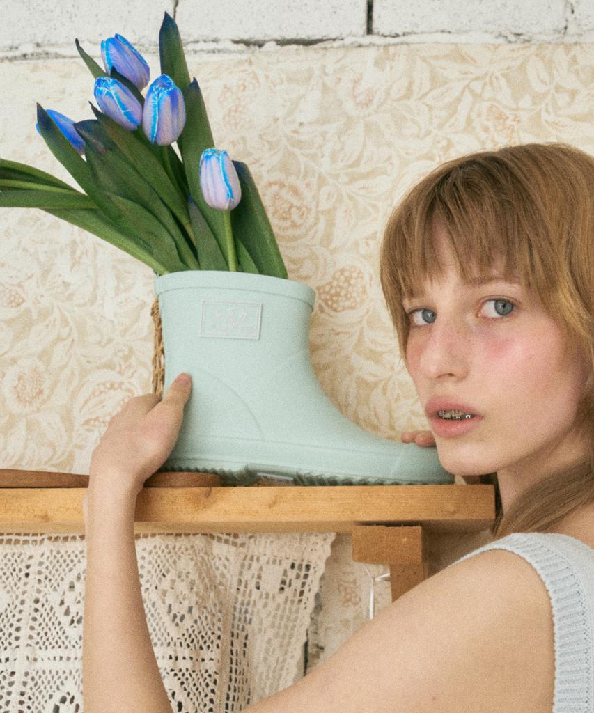 Bensimon Bsm Rain Boots Low - Pastel Mint