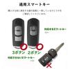 [SANRILY] Key Case, Smart Key Case, Key Cover, Key Protection, Key Holder, For Mazda,