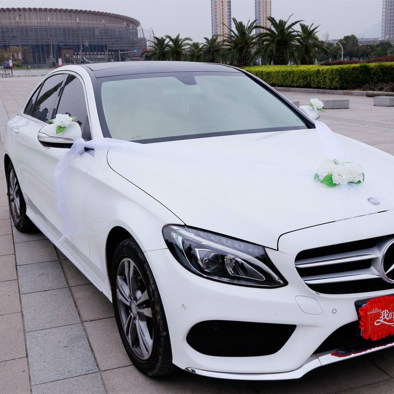 

Wedding Car Artificial Flower Decorations - Q7 Style Hand-Pulled Flower Bouquet