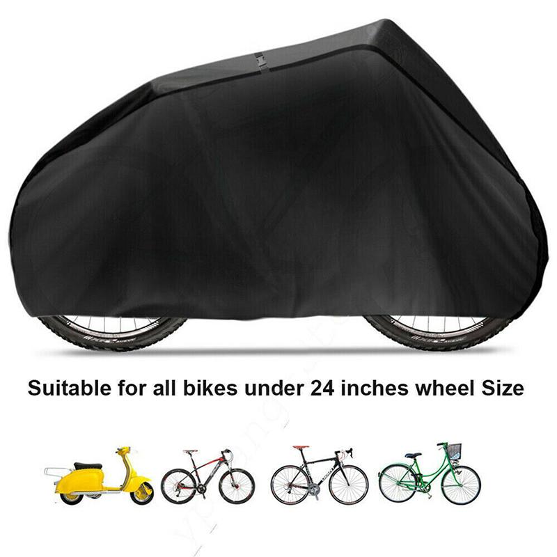 Waterproof Bicycle Covers Dustproof Bike Tent Multipurpose Protective Sleeve XL Size Case Snow Rain UV Protector Black