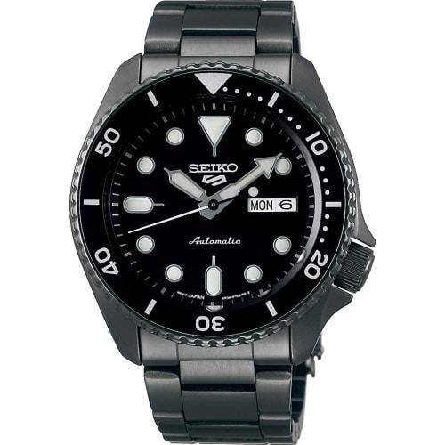 

Seiko 5 Sports SKX Sports Style Automatic Mechanical Watch, Limited Edition, Men s, Seiko Five Sports, SRPD65, Full Black