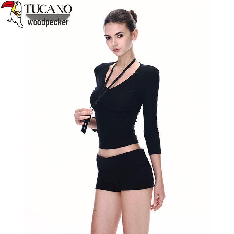 Woodpecker Women s V-Neck Long Sleeve Slim Fit Knit Top S