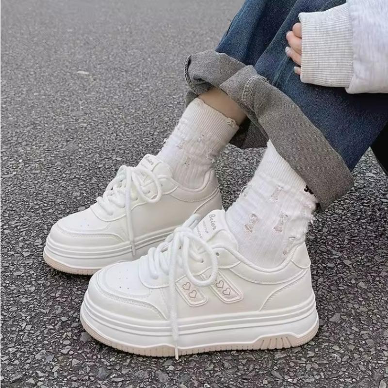 Fashion Fashion Women's Sneakers Lace Up Womens Casual Shoes Mesh Breathable Platform Shoes Autumn 2025 New Women Shoes Non Slip Tenis