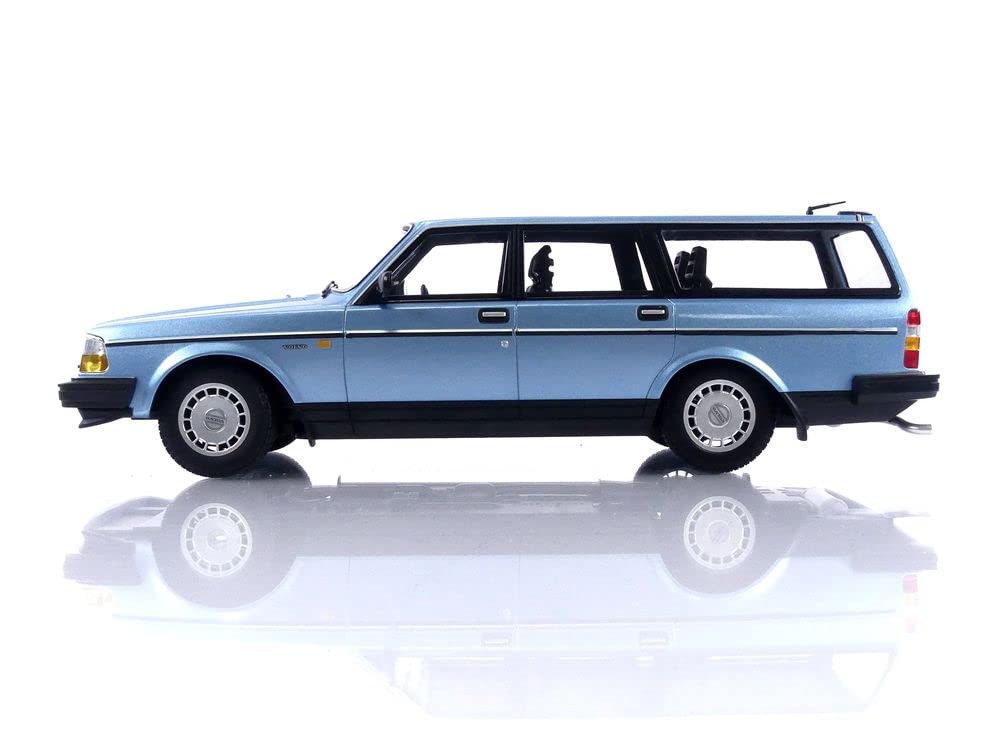 Minichamps Scale Volvo 240GL SW Station Blue 155171414 1/18 Wagon, 1986, Metallic,