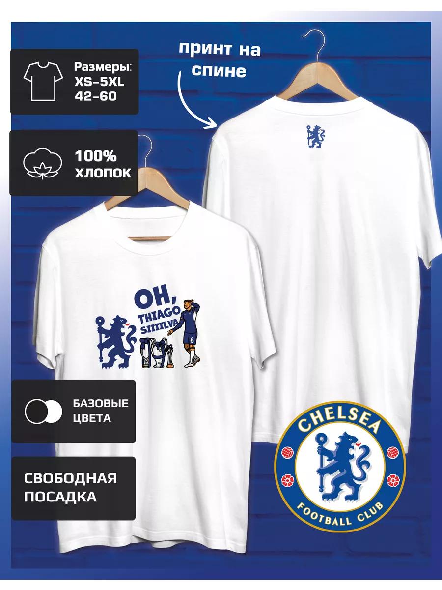 Chelsea FC Tiago Silva Printed T-shirt 3XL