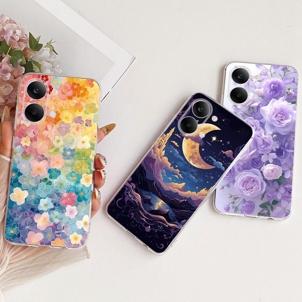 Case For Xiaomi Poco X8 Pro Max Cover Transparent Fashion Butterfly Cute Cat Cool Painted Soft Phone Casing 2602BPC18G