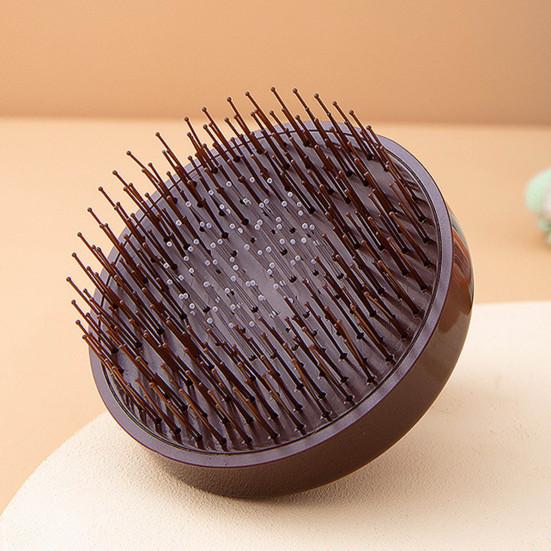 Scalp Massager Shampoo Brush with Ergonomic Handle Men Women Portable Travel Hair Growth Scalp Exfoliator Scrubber Cleaning Brush