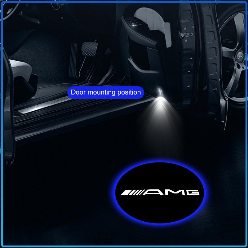 Voor Mercedes-Benz W213 W212 W220 W221 W222 W108 W126 W140 W168 W169 W176 W177 2ST Auto Deur Welkom LED Verlichting Projector Lamp Auto Accessoires