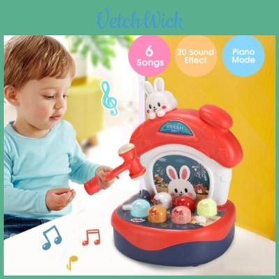 Children's Toy With Multiple Functions Light And Sound Music Whack-a-mole Game Parent-child Interaction Early Education