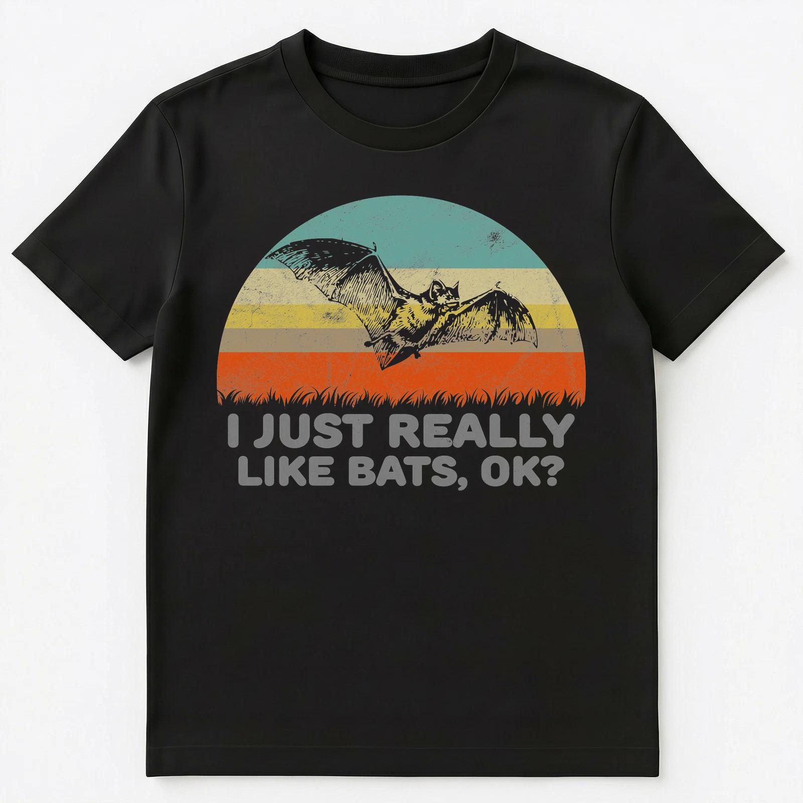 I Just Really Like Bats Ok T Shirt With A Bat Unisex T-Shirt S