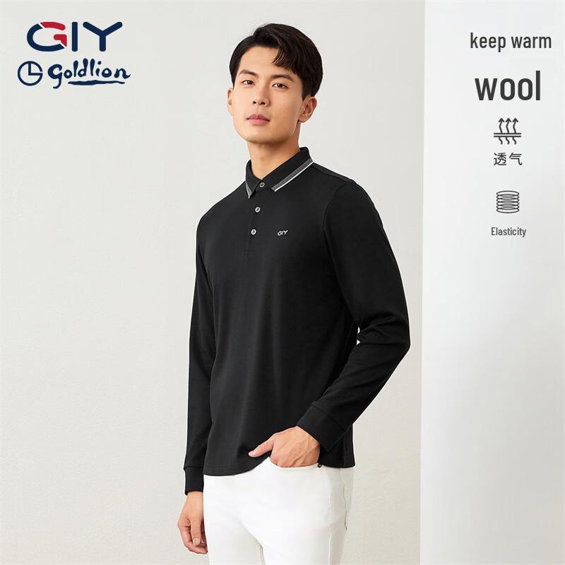 Goldlion GY Men s Premium Long-Sleeve Polo Shirt 3XL