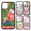 Maltese Cute Line Puppy Dog PC+TPU Phone Case For IPhone 17 16 15 14 13 12 11 Pro Max Plus Kawaii Cartoon Cover