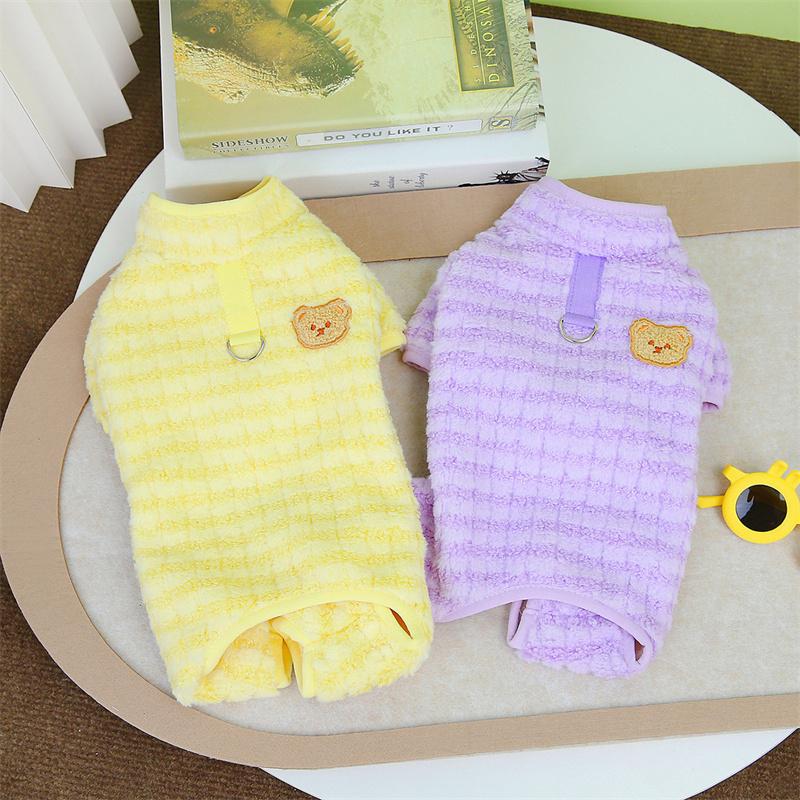 Fashion Plaid Puppy Cat Dog Jumpsuit Pajamas Winter Warm Pet Overalls for Small Dogs Pomeranian Chihuahua mascotas Clothes Pants