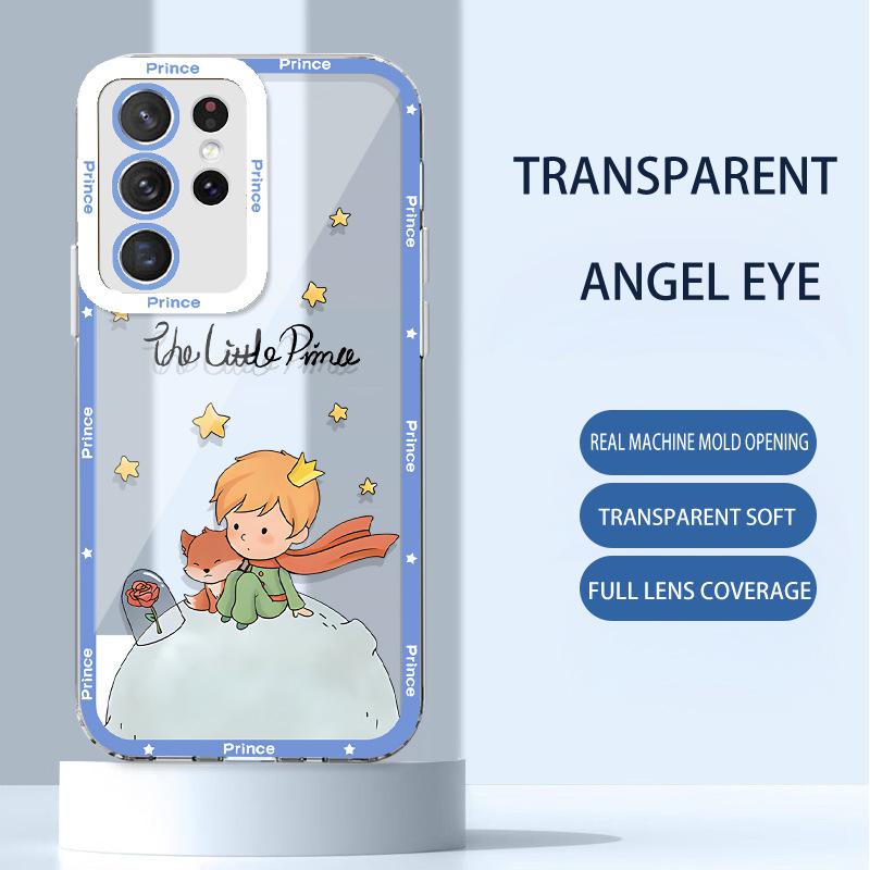 

Чехол для мобильного телефона Samsung M11 Angel Eye с изображением Маленького принца, Лисенка и персонажей аниме, прозрачный дизайн и милый ультрастиль. Samsung A55 5G
