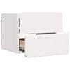 Nightstand 2 pcs White 39 x 34 x 33 cm Solid Pine Wood