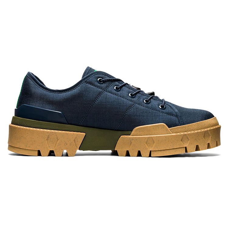 ONITSUKA TIGER Hmr Peak Lo Bequeme Rutschfeste Verschleißfeste Erhöhte Höhe Low-Top Skateschuhe Unisex Sneaker Denim-Blau 1183B534-400