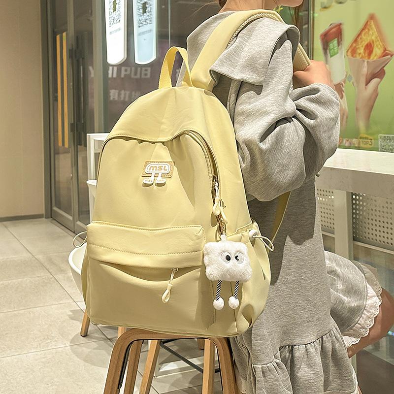 School Bag 2025 Fresh Girl Outdoor Leisure Large Capacity High School Bag High Value