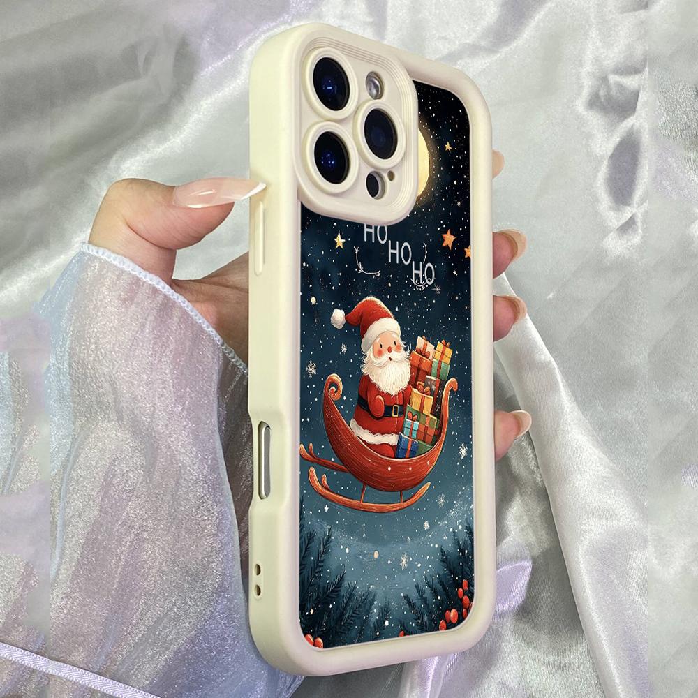 JT5 Aesthetic Christmas Realme 14 15 Huawei P40 Honor 70 90 Infinix Tecno itel Motorola Google All Model Angel eyes Soft TPU Phone Case