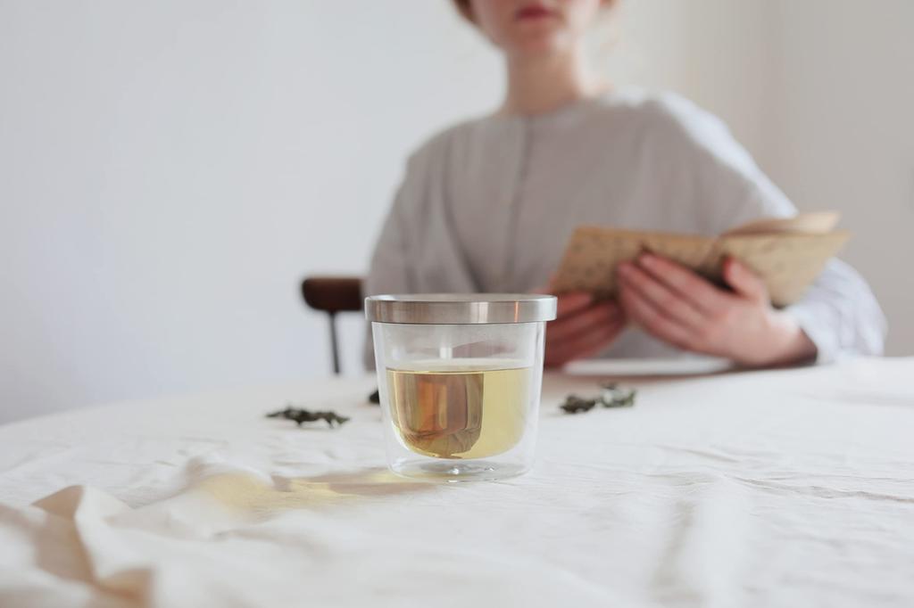 KINTO LT Tea Bag 21241 Cup, 260ml, Heat-Resistant Glass,