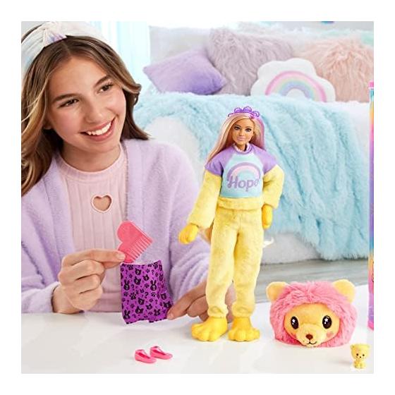 Barbie Cute Up! Kigurumi Barbie Lion [Dress-up Doll] [Doll & Accessories] [3 Years Old and Up] HKR06