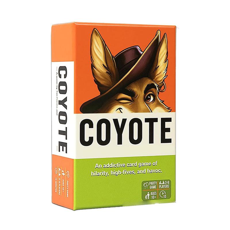 Coyote Game, Coyote Party Card Game, Meet The Action-Packed Card Game Full Of High Fives And Havoc, Funny Action Card Games