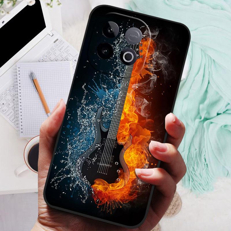 Etui silikonowe na tył telefonu VIVO iQOO Z10 Turbo Pro, etui z miękkiego zderzaka VIVO Y300 GT 5G