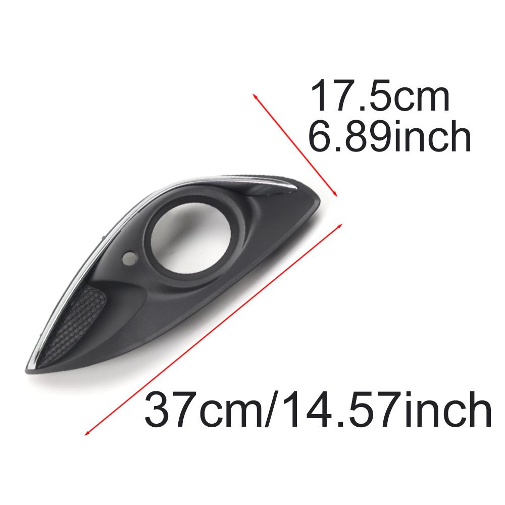 For auxhall Corsa D Facelift 2011-2014 13345358 13286025 Front Bumper Fog Light Grille Chrome Cover Left or Right