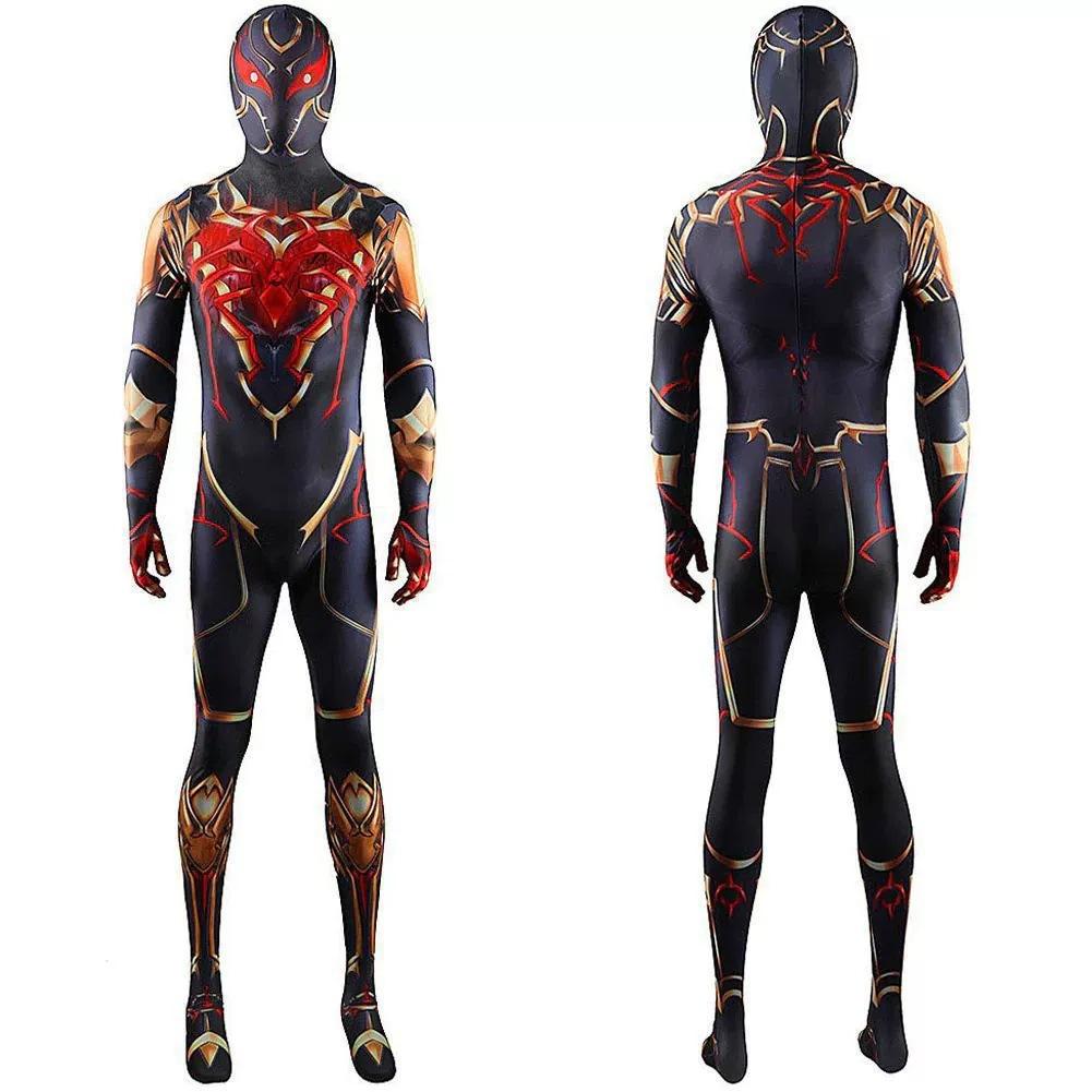 Popular Spider-Man Cos Hood Adult Children Cute Funny Hood Mask Spot Miles Mask