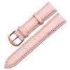 TON CHARME Genuine Leather Watch Strap, Stylish Sporty Bamboo Pattern, Available In Pink, Blue, White, Red, Purple, and Light Blue, with Silver, Gold,